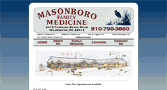 Desktop Screenshot of masonborofamilymedicine.com