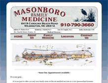 Tablet Screenshot of masonborofamilymedicine.com